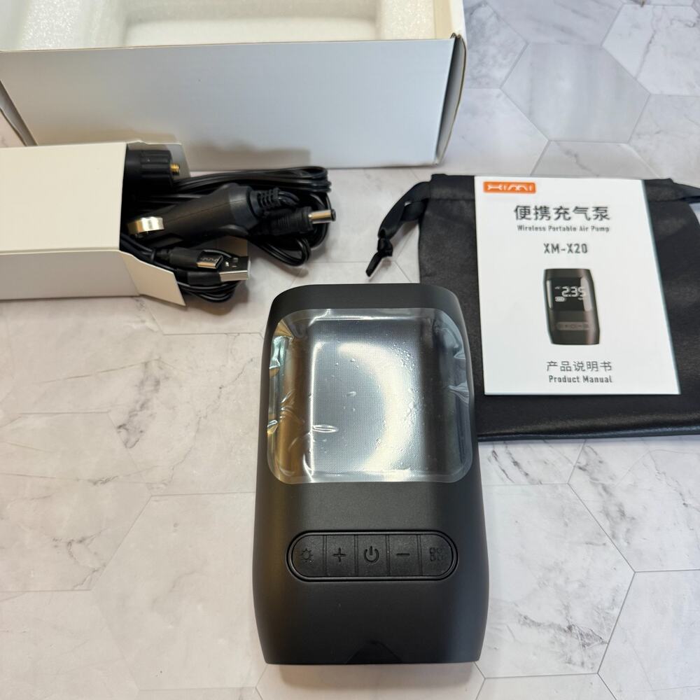 Wireless Handheld Portable Air Pump Electric Car Tire Inflator XM-X20 Open Box